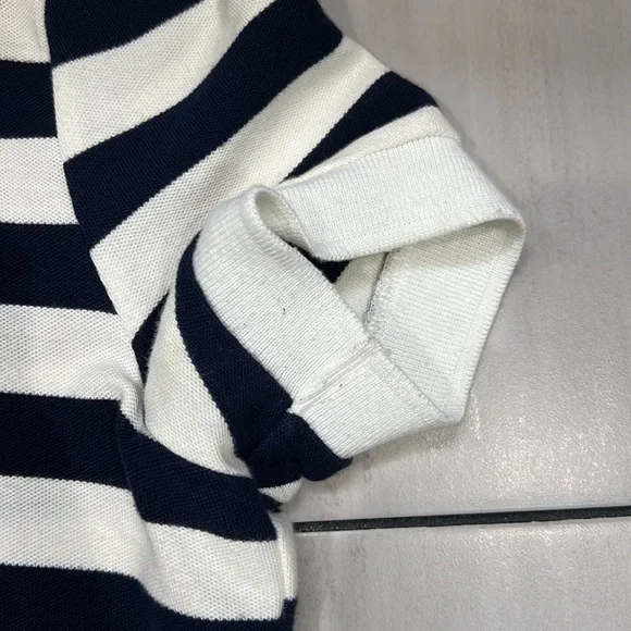 Juicy Couture Vintage Y2K Striped Polo Puff Short Sleeve Top Size Small - Picture 8 of 13